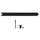 Intersteel Schuifdeursysteem – tussenrail 45 cm mat zwart Intersteel Schuifdeursysteem – tussenrail 45 cm mat zwart