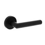 Intersteel deurklink Bastian op rozet ø53x8mm zwart Intersteel deurklink Bastian op rozet ø53x8mm zwart